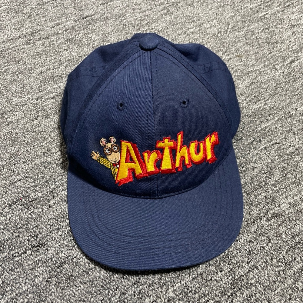 PBS KIDS Arthur Read Embroidered Navy Blue Cap Hat Toddler Unisex Arthur